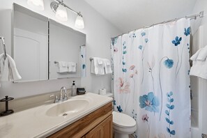 Shower, hair dryer, shampoo - Apple Orchard 2BR | Views | EVCharger (Banner Elk)