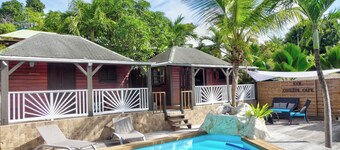 Cozy cottage "Cocotier" w/pool in the complex