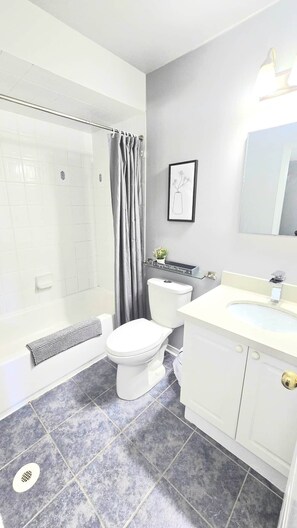 Bathroom - Spacious Quiet 3 Bed, 3 Bath, Home Near Square One. Walk to Ameneties. (Mississauga)