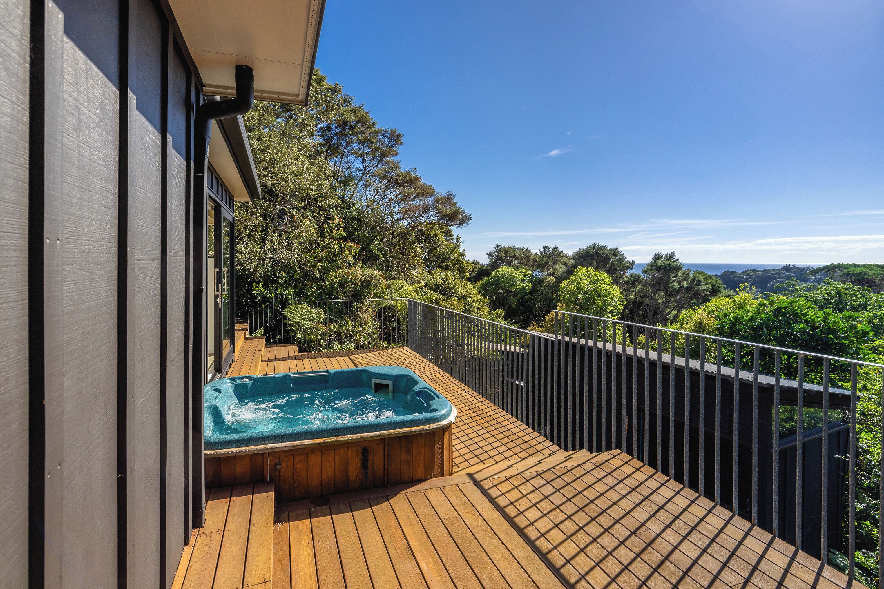 Casa luxo, varanda, vista para o mar | Terraço/pátio