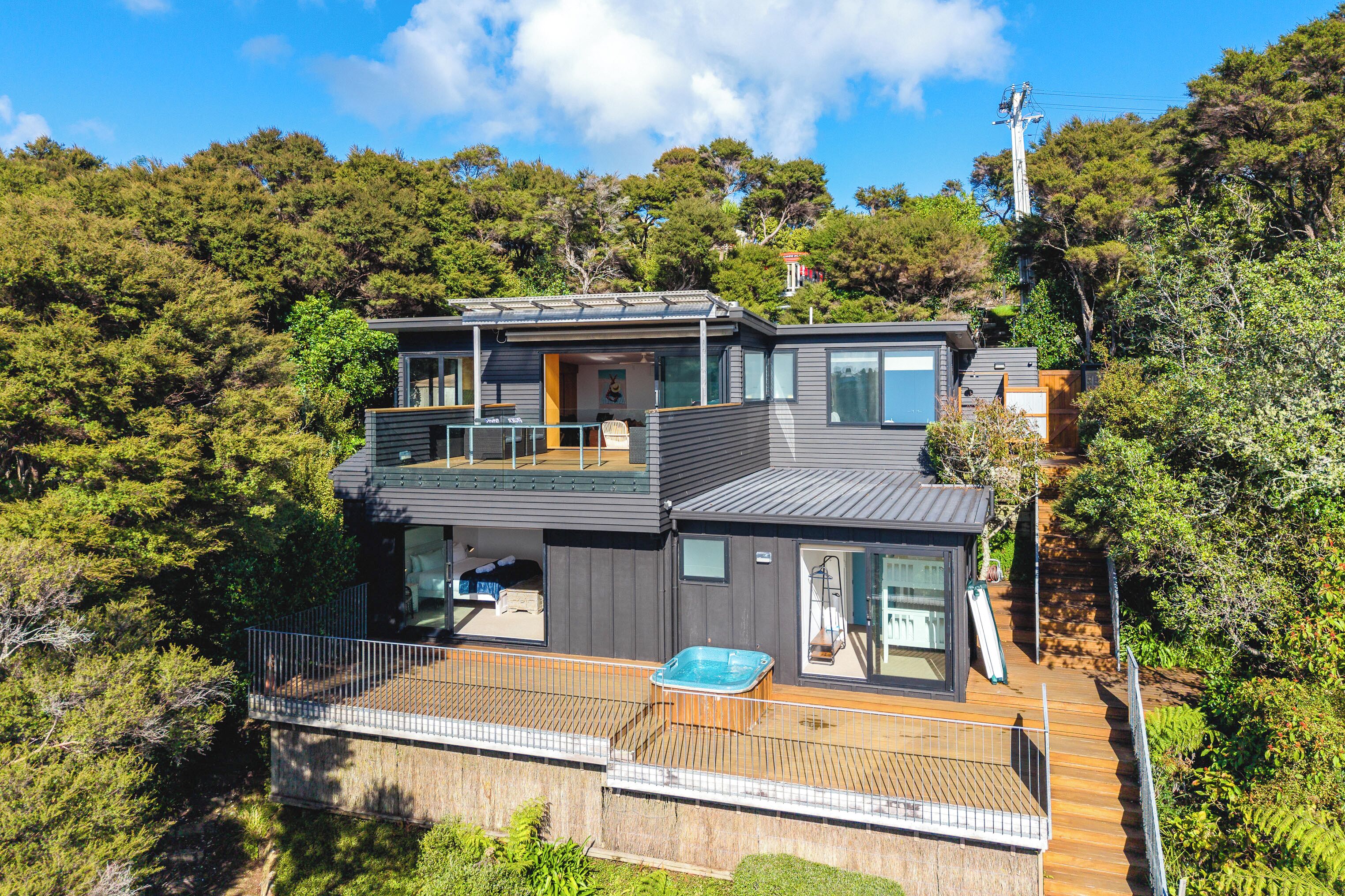 Casa luxo, varanda, vista para o mar | Terraço/pátio
