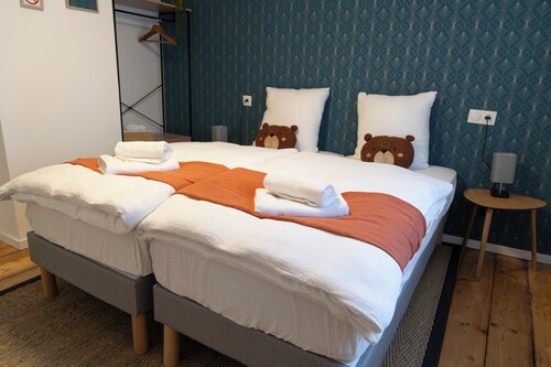 Cosy town house close to hiking, Casino, Spa, Games room.