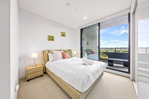 Desk, iron/ironing board, free WiFi, bed sheets - Wentworth Point 2BR/2BA | Ferry, Shops + Parking (Sydney Olympic Park)