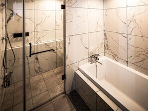 Suite, Non Smoking (TYPE A ,With High Mist Sauna) | Bathroom | Separate tub and shower, free toiletries, hair dryer, slippers - JYUNIHOTEL (Fukuoka)