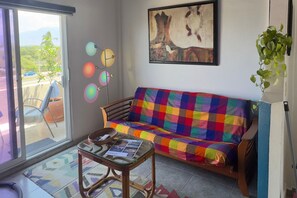 Living area - 2 KingB Suite Marina Stay - Airport & Beach Walk (Puerto Vallarta)