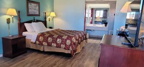 Single Room, 1 Queen Bed | Free WiFi - Route 66 Desert Rose Motel (Vega)
