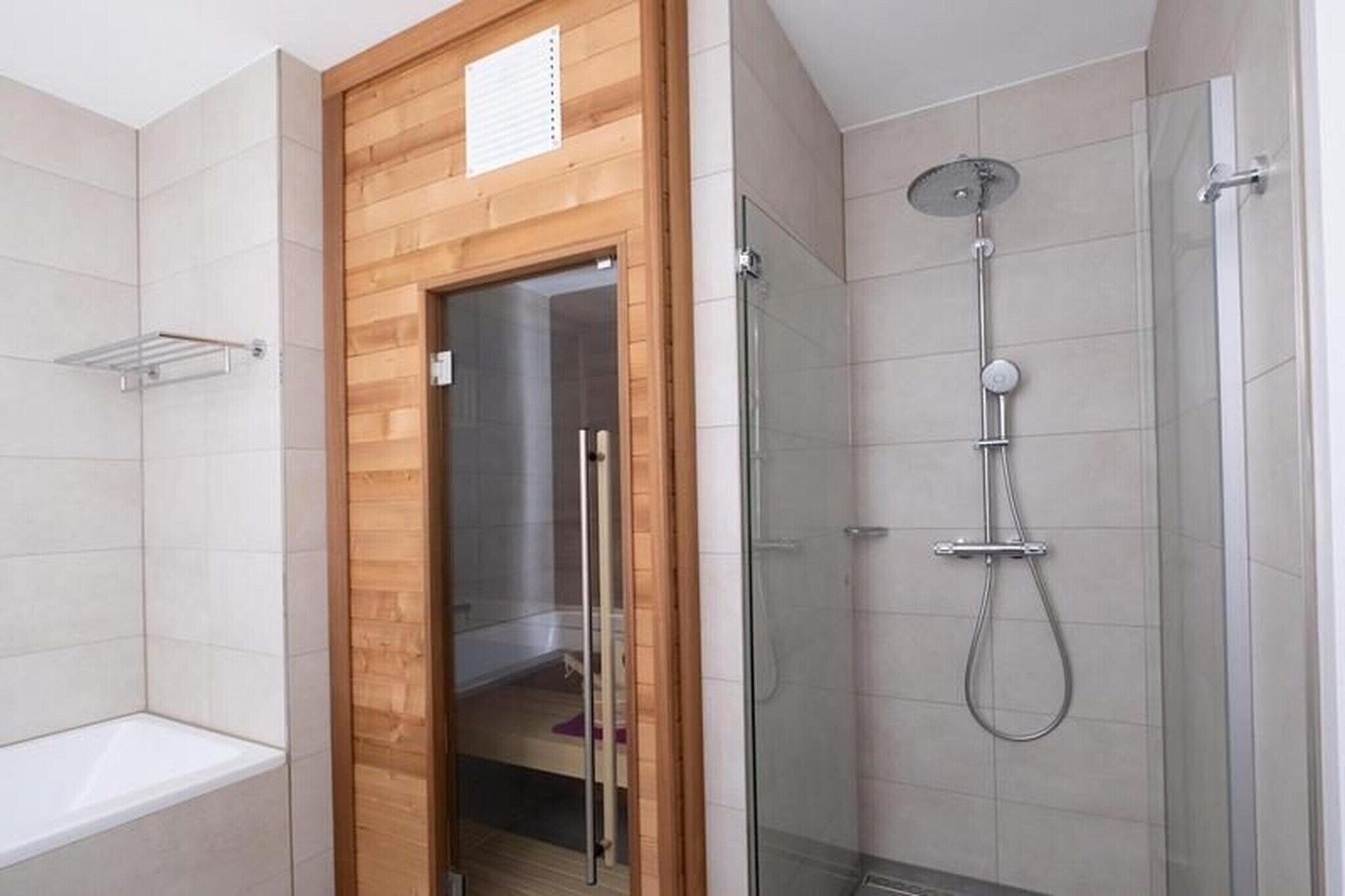 Shower, hair dryer