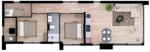 Floor plan - Modern Villa with Pets Welcomed (Workum)