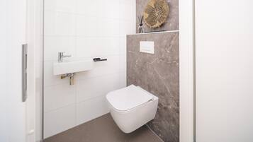 Shower, hair dryer