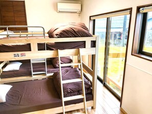 1 bedroom, desk, free WiFi, bed sheets - Located in the heart of Tsunoshima A private vill / Shimonoseki City Yamaguchi (Shimonoseki City)