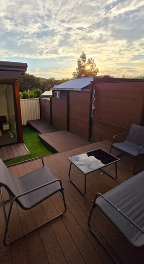 Terrace/patio - Modern home away at the geographic centre of the Central Coast. (Tumbi Umbi)