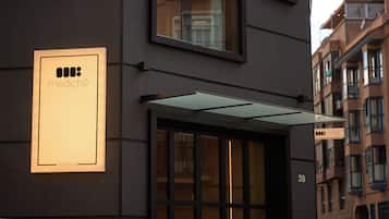 Voorkant van accommodatie