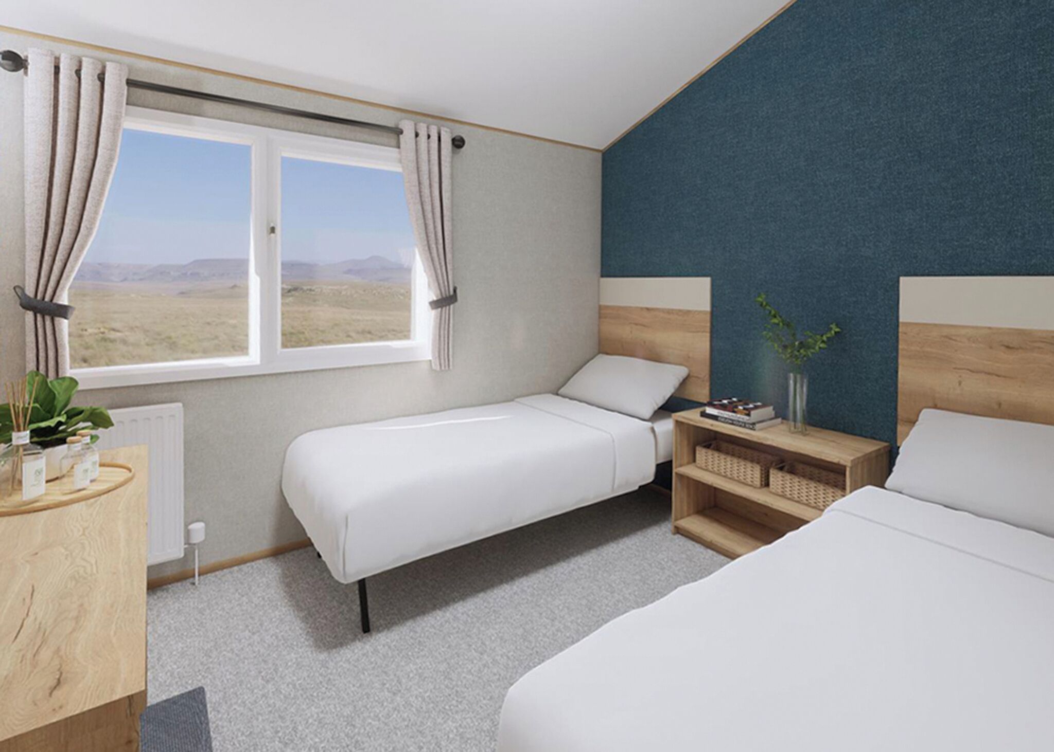 2 bedrooms