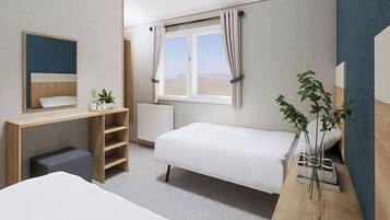2 bedrooms, free WiFi