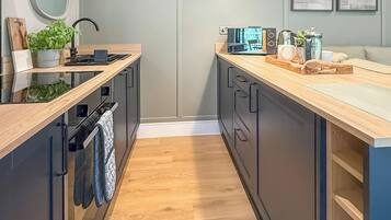 Fridge, oven, stovetop, toaster