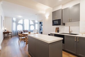 Fridge, oven, dishwasher, coffee/tea maker - StayCentral - Clyde on Collins - Collins Street, Melbourne - 2 Bedrooms, 2 Beds, 1 Bathroom (Melbourne)