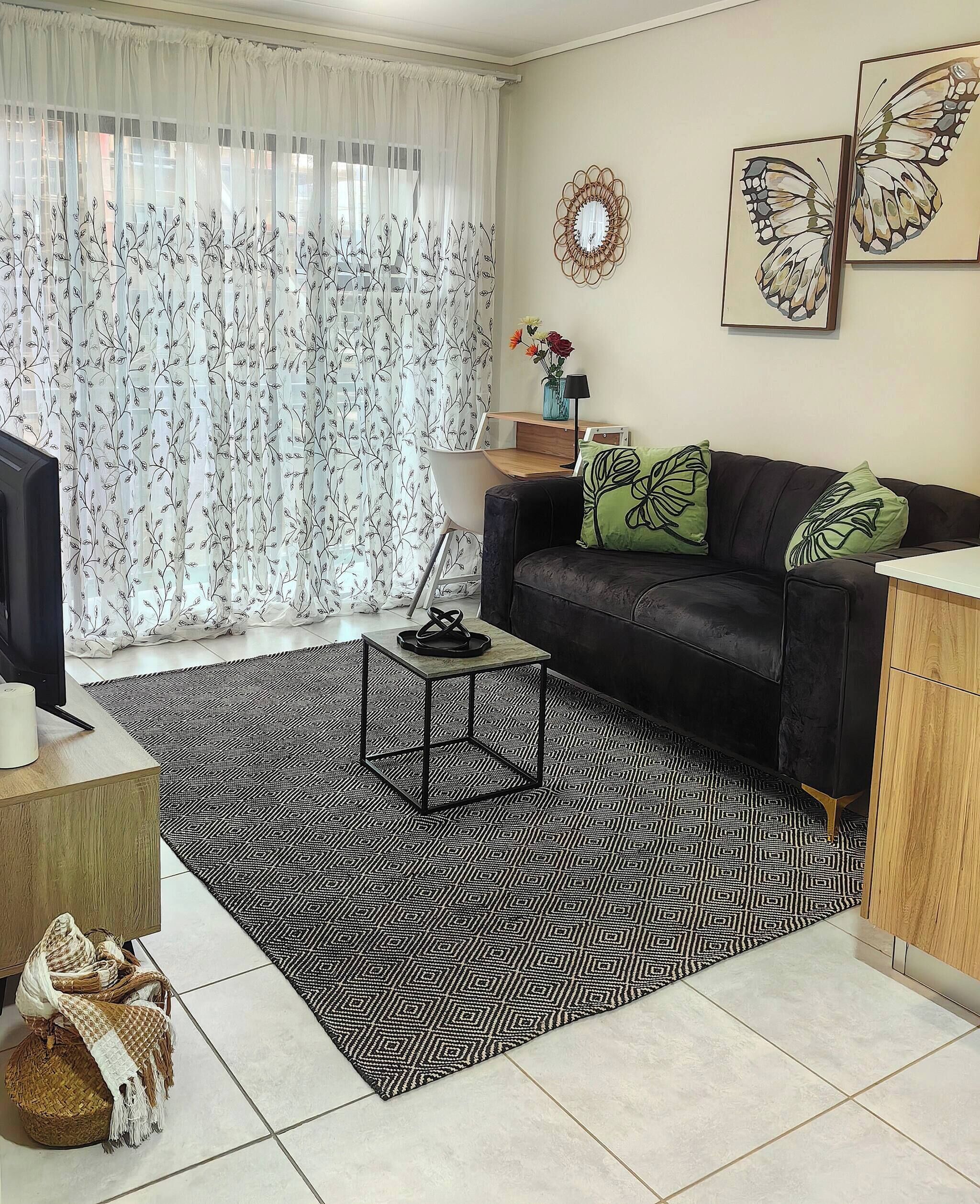 Leilighet, 1 soverom, røyk, balkong | Oppholdsområde