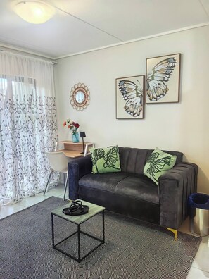 Apartment, 1 Bedroom, Smoking, Balcony | Living room - The Modern Sanctuary (Boksburg)
