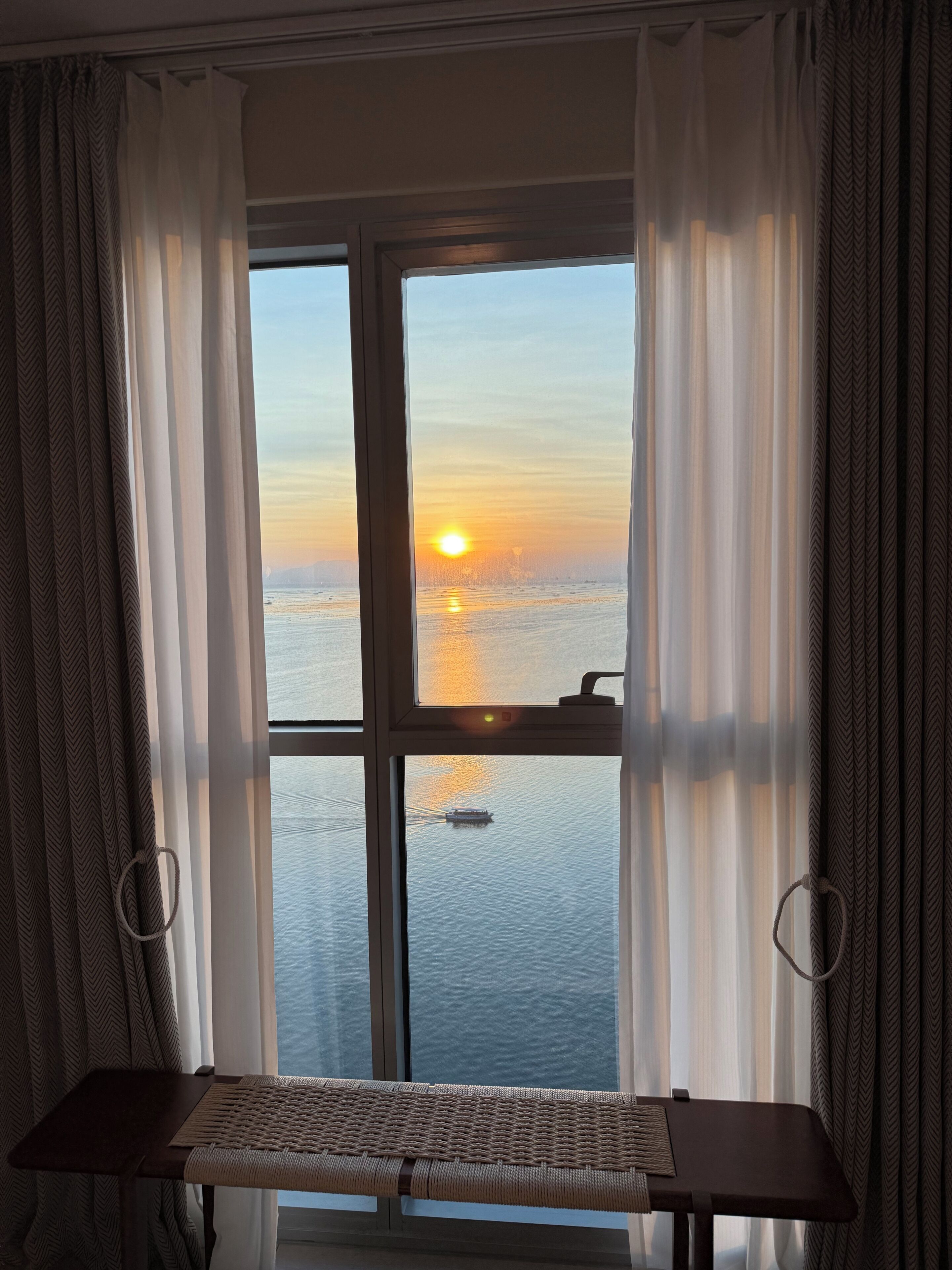 Appartamento Luxury, balcone, vista baia | Vista dalla camera
