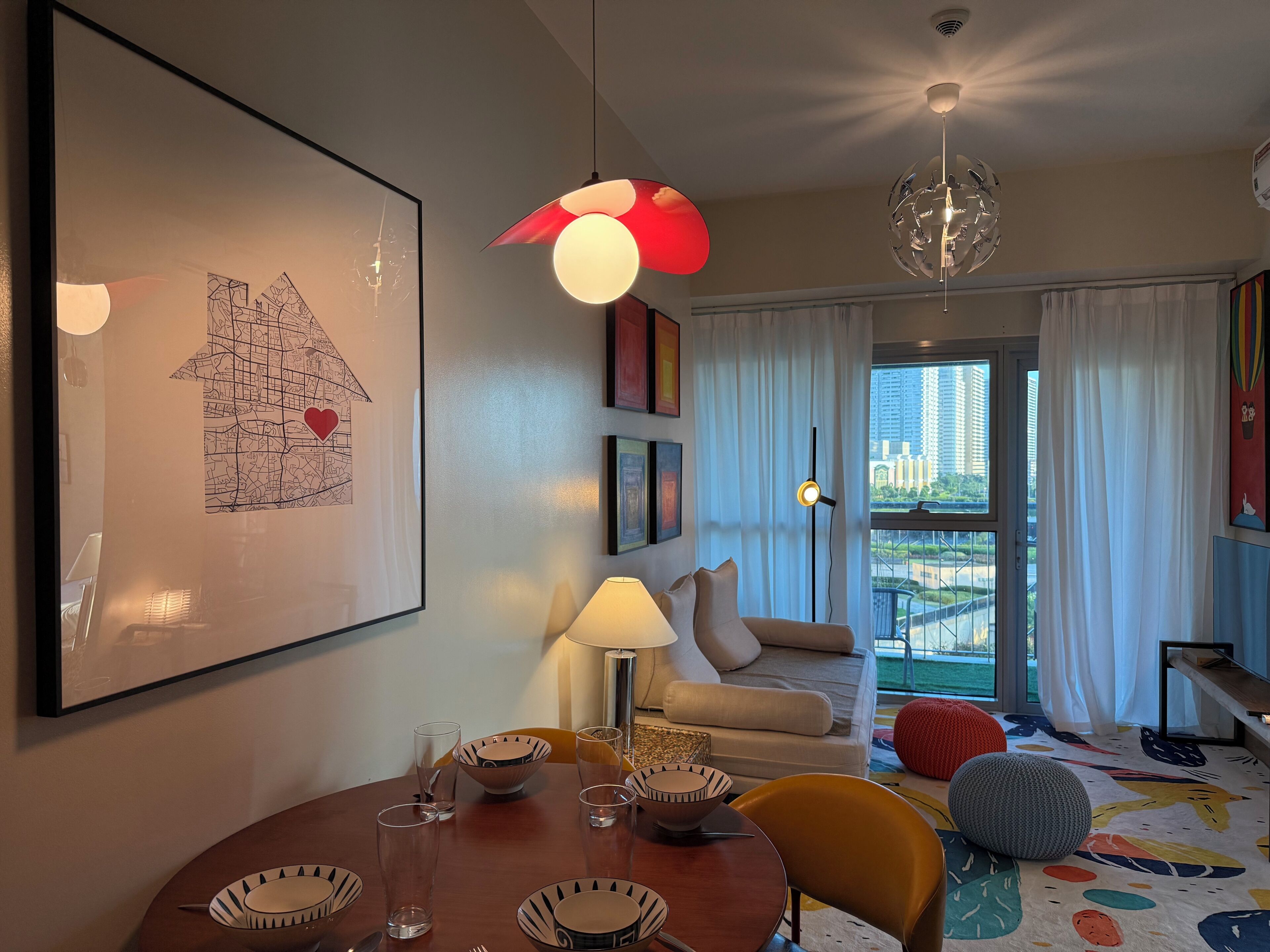 Luxury Apartment, Balcony, Bay View | Living room | 55-inch LED TV with digital channels, Netflix, streaming services