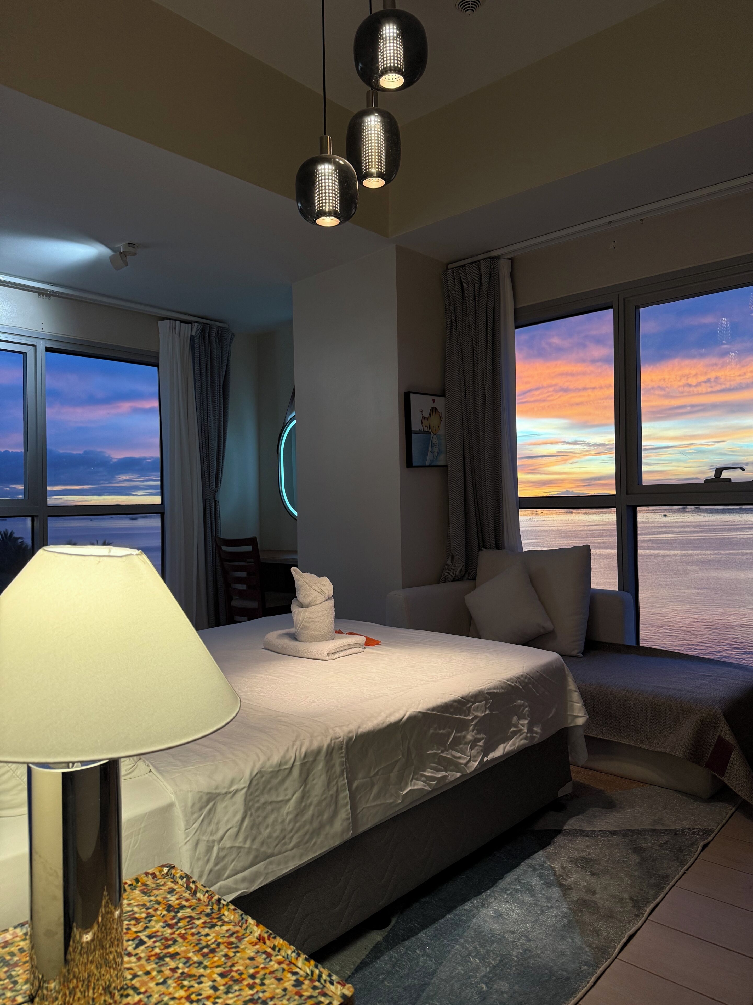 Luxury Apartment, Balcony, Bay View | View from room