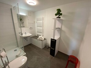 Hair dryer, towels - Fewos4seasons vacation apartment 3 (Oberwiesenthal)