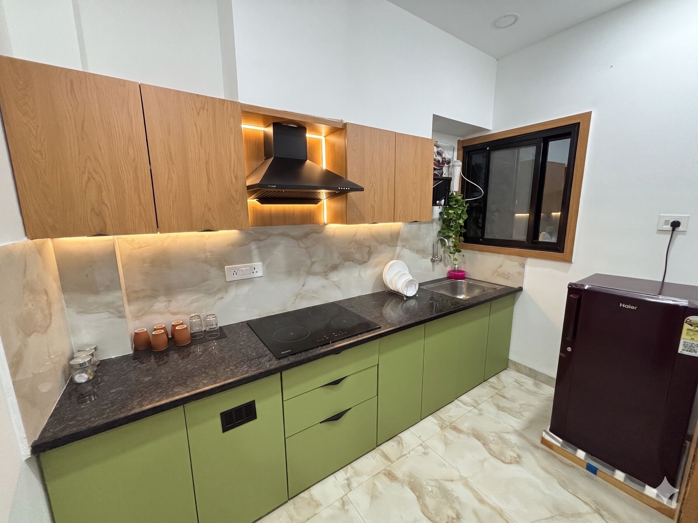 1 BHK | Eget kjøkken | Kjøleskap og kjøkkenutstyr