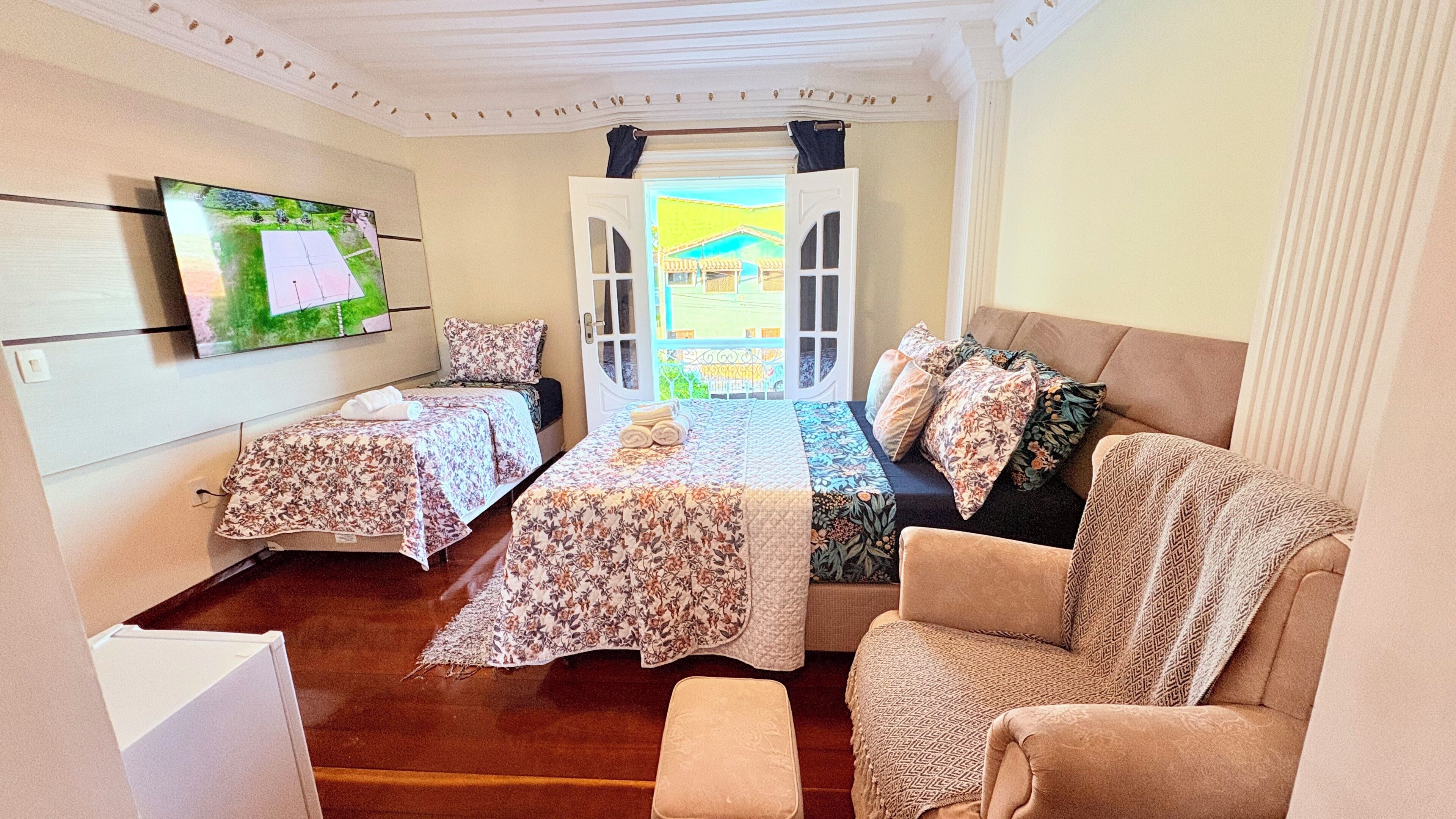 Premium bedding, pillow-top beds, free WiFi, bed sheets