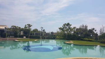 Apartment, 1 Bedroom, Smoking, Fireplace | Pool | Outdoor pool