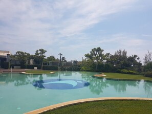 Apartment, 1 Bedroom, Smoking, Fireplace | Pool | Outdoor pool - Gava Mar Apartment With Beach View (Gava)