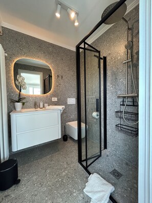 Hair dryer, bidet, towels, toilet paper - Beautiful villa on a hillside with private pool and lake view on Lake Garda!!! (Canneto)