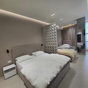 Studio Comfort, pemandangan laut terbatas | Meja kerja dan Wi-Fi gratis