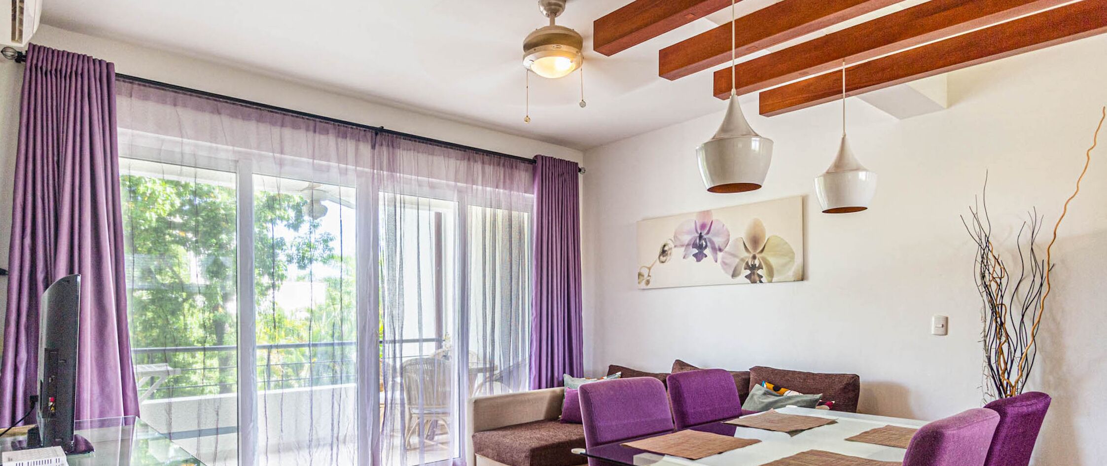 Departamento, 2 habitaciones, balcón, vista al jardín | Sala de estar