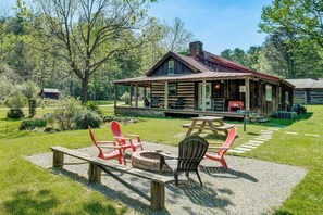 Front of property - Trout Stream Access! Rural Buchanan Cabin (Buchanan)