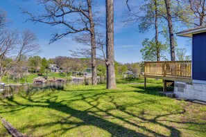 House (3 Bedrooms) | Interior - Large Deck, Water Views! Home Near Lake Freeman (Monticello)
