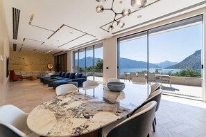 Dining - Villa Mandragora Seafront Villa with Private Pool and Dock (Orahovac)