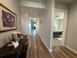 Desk, iron/ironing board, travel crib, WiFi
