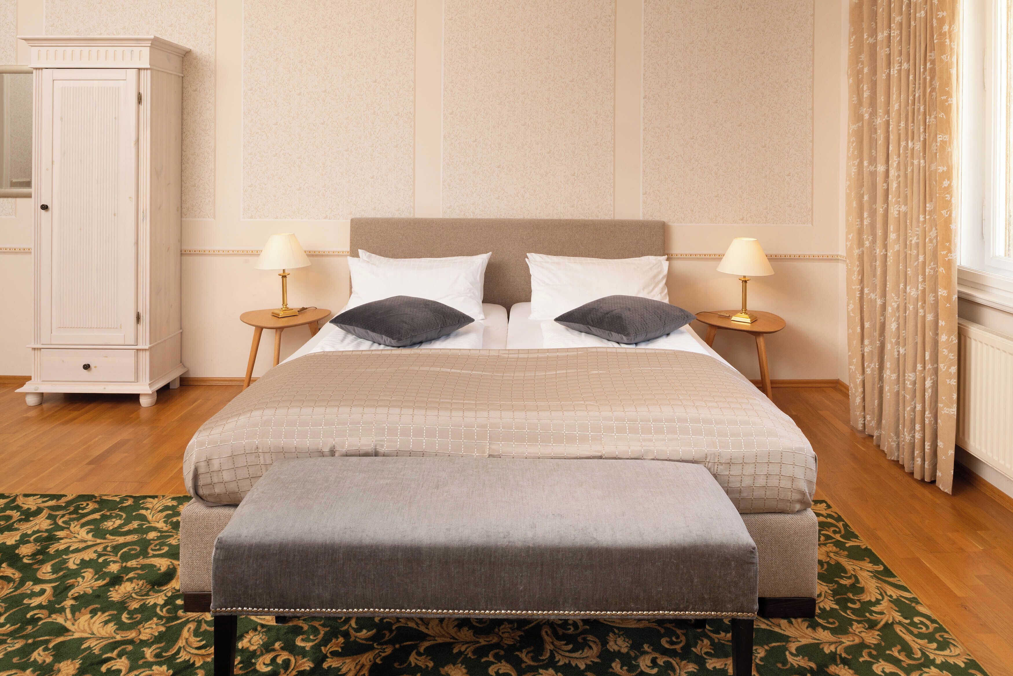 Design-Doppelzimmer | Kostenloses WLAN, Bettwäsche
