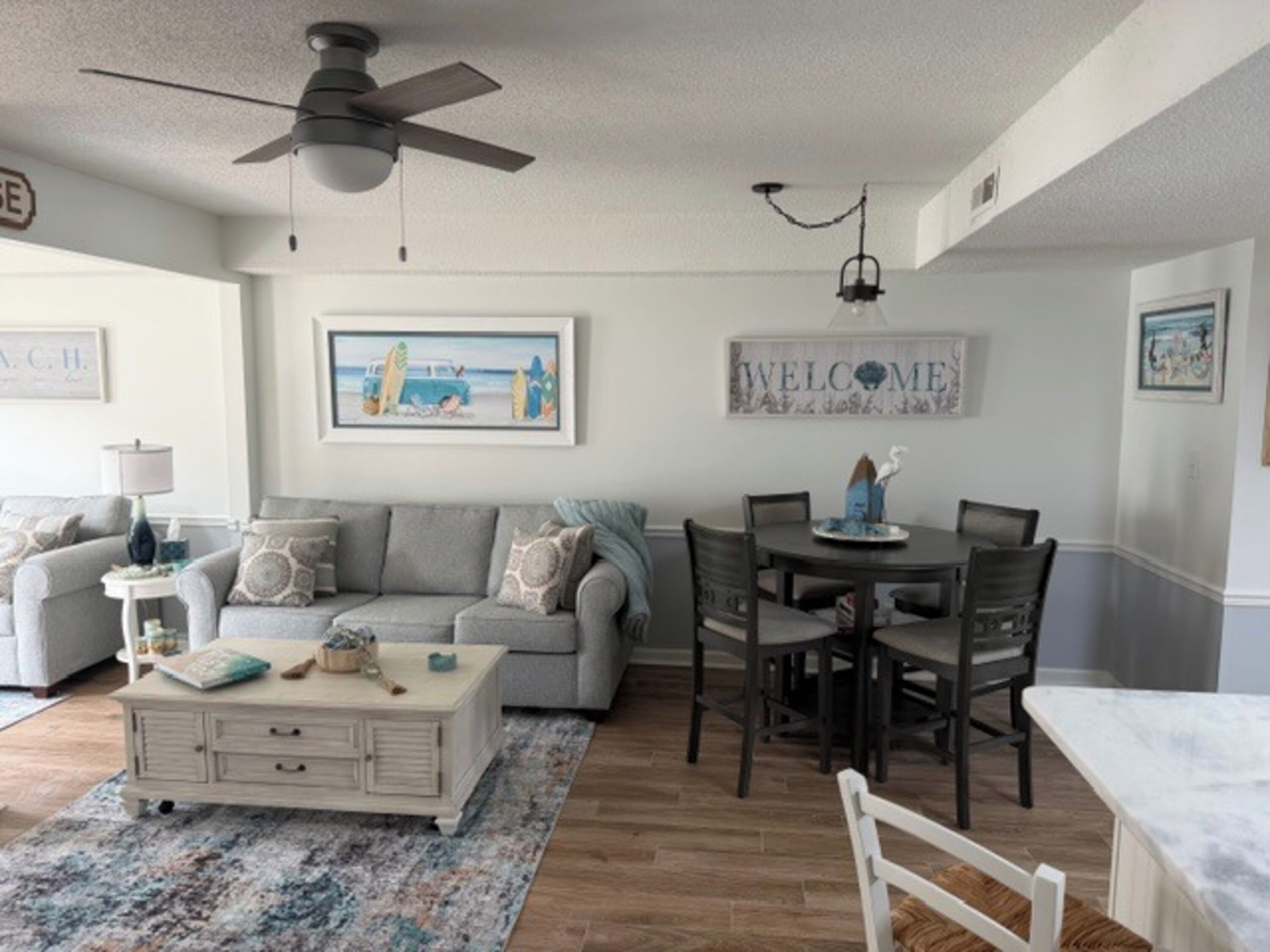 Comfort Condo, 1 Bedroom, Patio, Lake View | Living room | 42-inch Smart TV with digital channels