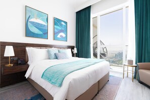 Luxury-Apartment, Blick auf den Golfplatz