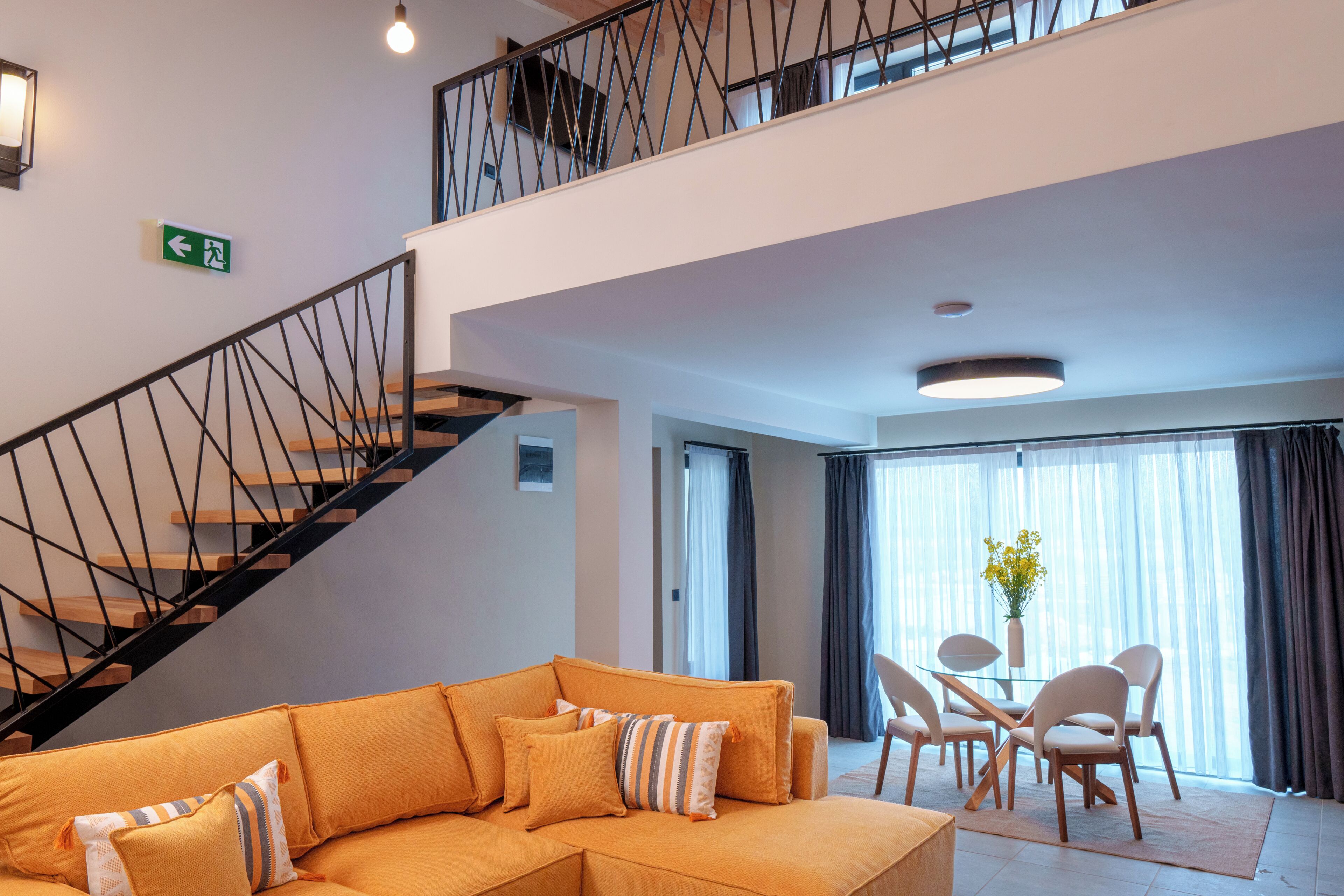 Deluxe-Maisonette, Parkblick | Wohnbereich