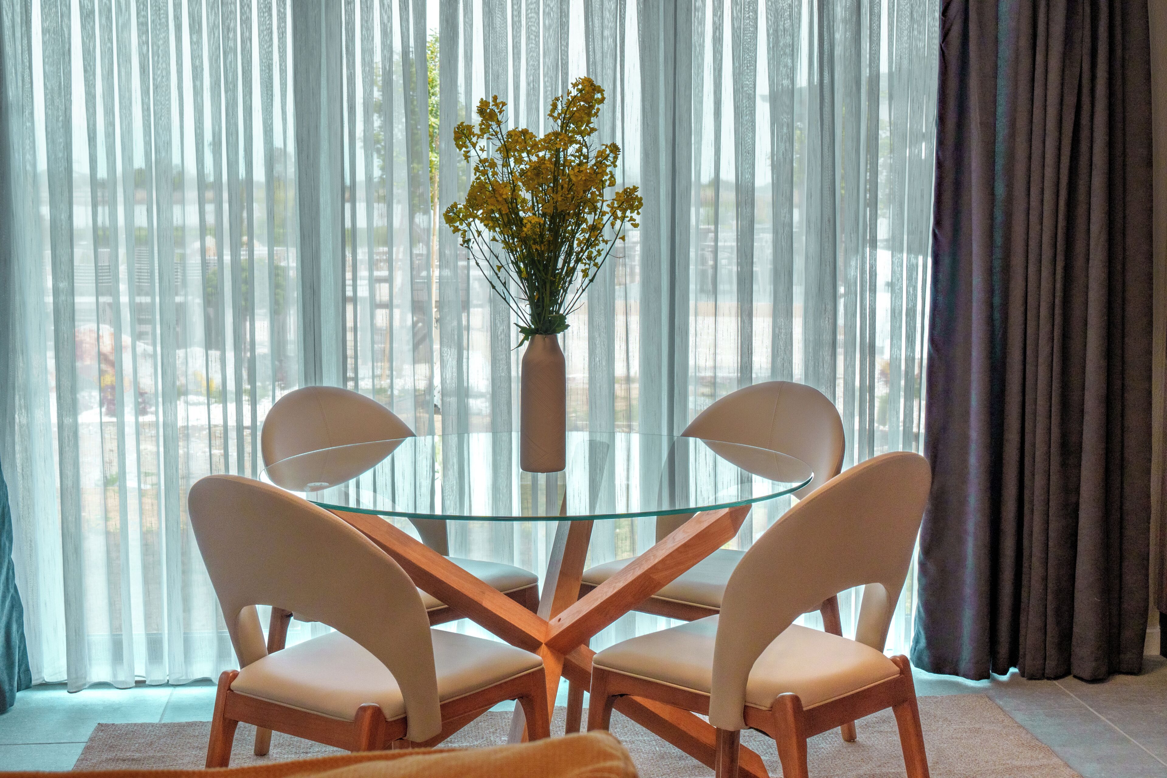 Deluxe maisonnette, uitzicht op park | Dineren