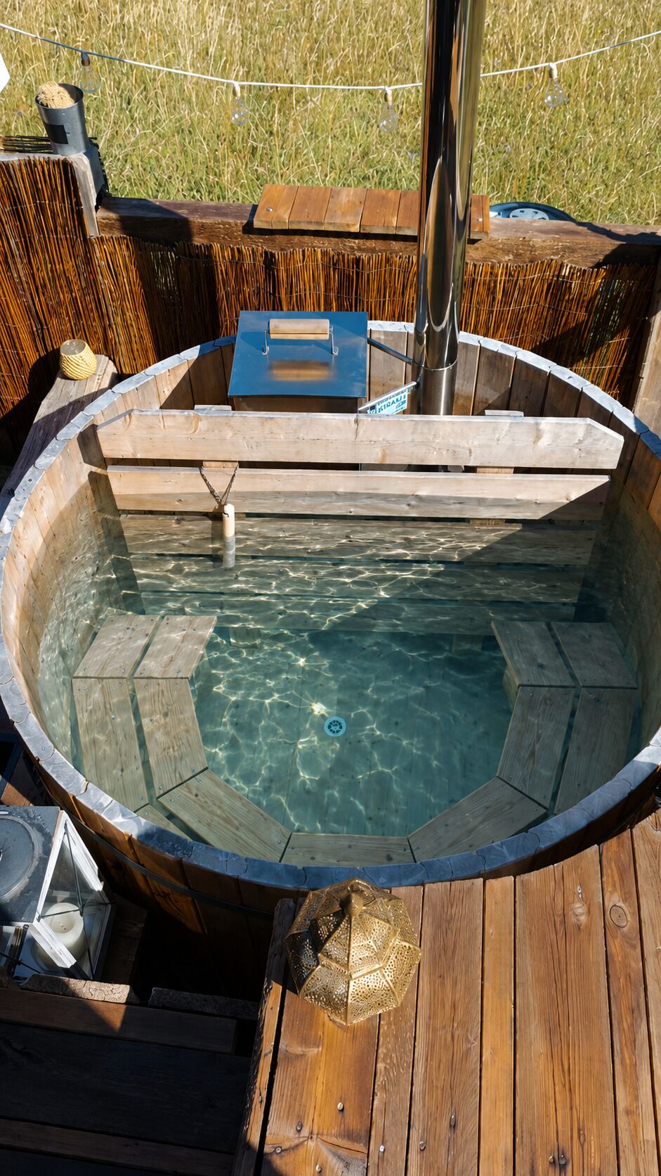 Bain à remous extérieur