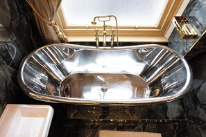 Bathroom - Luxury Designer Flat | Parking, Spa & Cinema Wall (Nottingham)