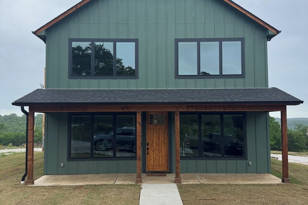 Front view facing west