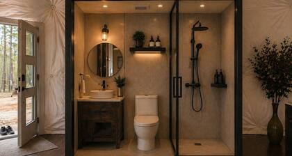 Riverfront Dome Retreat | Private Bath + Views