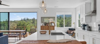 Glen Ellen 4BR hillside retreat with hot tub & valley views — dog friendly