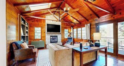 Forestville Riverfront Cabin with Hot Tub