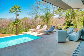 Pool - Ocean View Tranquility View Style Comfort Exclusivity 2BR Pool + AC (San Juanillo)
