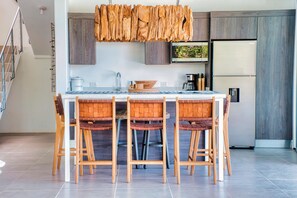 Private kitchen - Ocean View Tranquility View Style Comfort Exclusivity 2BR Pool + AC (San Juanillo)